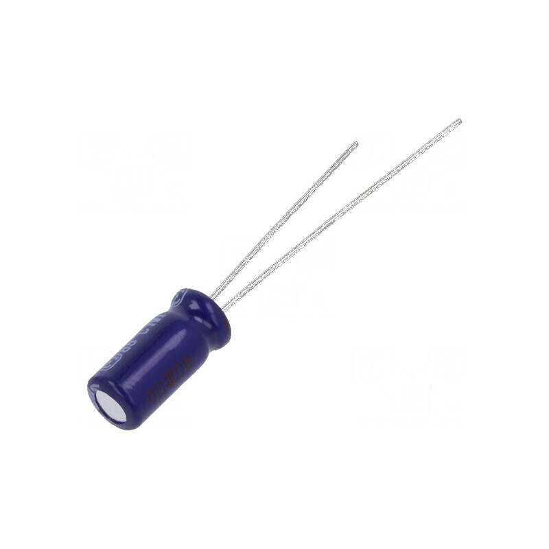 Condensator electrolitic THT 47uF 35VDC Ø5x11mm 2mm Raster | Electronic-mag.ro | Componente Electronice Condensator electrolitic THT 47uF 35VDC Ø5x11mm 2mm Raster | Electronic-mag.ro | Componente Electronice