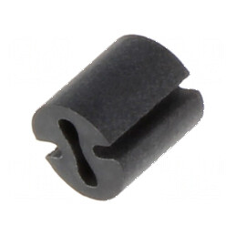 Bucșă distanțare LED 4,8mm neagră UL94V-0 | Electronic-mag.ro | Componente Electronice