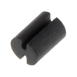 Bucșă de distanțare LED 3,7mm neagră | Electronic-mag.ro | Componente Electronice
