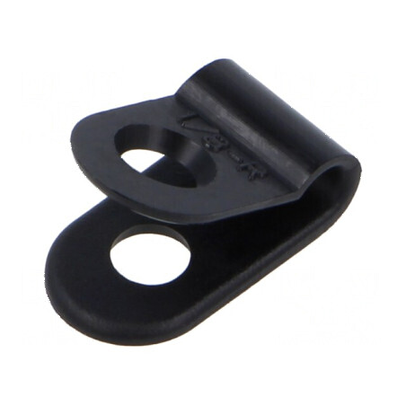 Clipsuri poliamidă neagră 3,2mm | Electronic-mag.ro | Componente Electronice