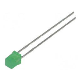 LED pătrată verde 3x3mm 1-5mcd 110° plat 20mA | Electronic-mag.ro | Componente Electronice