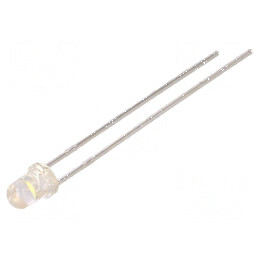 LED 3mm alb rece 10000-12000mcd 20° convex | Electronic-mag.ro | Componente Electronice