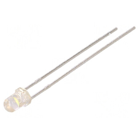 LED 3mm alb rece 10000-12000mcd 20° convex | Electronic-mag.ro | Componente Electronice