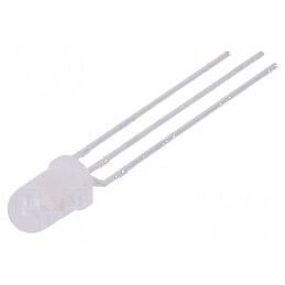 LED 5mm galben/verde 60° convex nr. term 3 | Electronic-mag.ro | Componente Electronice