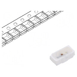 LED SMD 3014 roșie 0,24-0,84lm 90-280mcd 3x1,4x1,2mm 120° | Electronic-mag.ro | Componente Electronice
