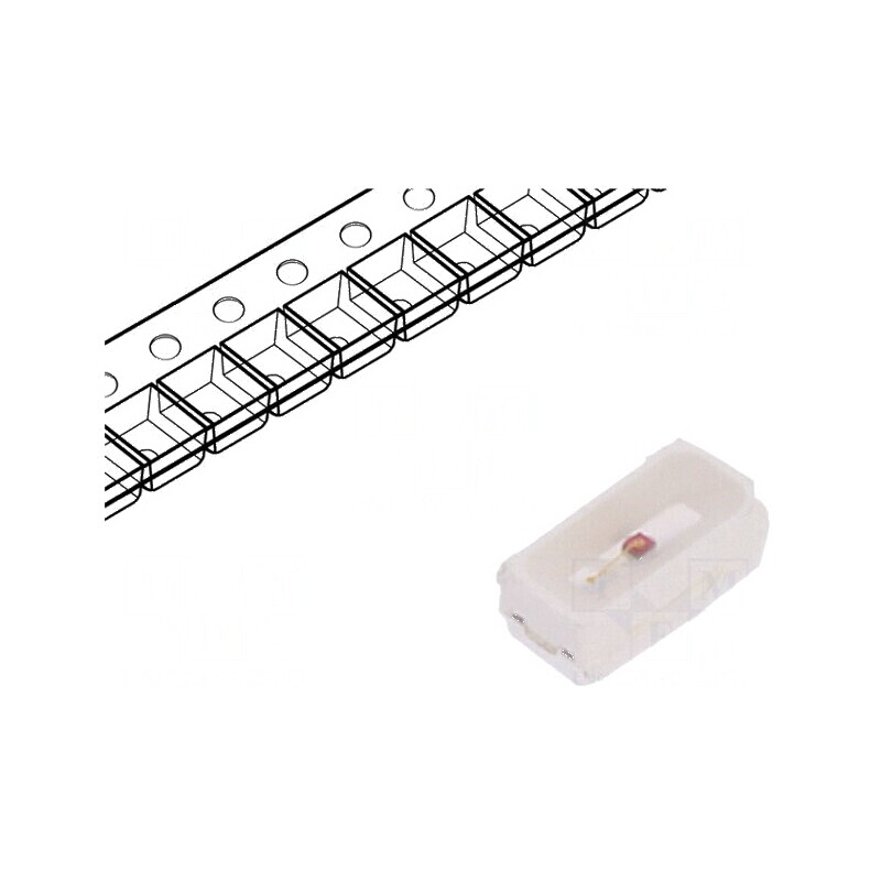 LED SMD 3014 roșie 0,54-1,68lm 180-560mcd 3x1,4x1,2mm 120° | Electronic-mag.ro | Componente Electronice