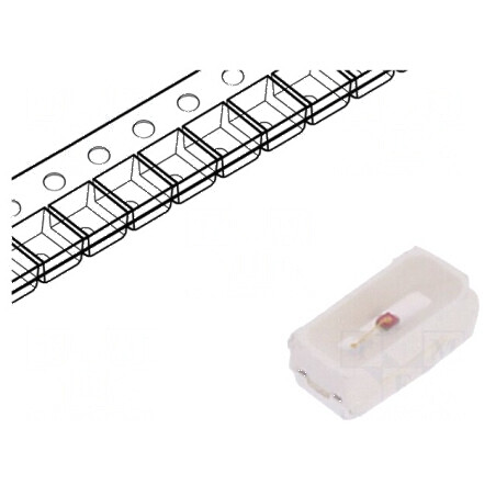 LED SMD 3014 roșie 0,54-1,68lm 180-560mcd 3x1,4x1,2mm 120° | Electronic-mag.ro | Componente Electronice