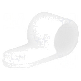 Clipsuri tip P pentru cabluri Øbuclă 8,3mm natural | Electronic-mag.ro | Componente Electronice