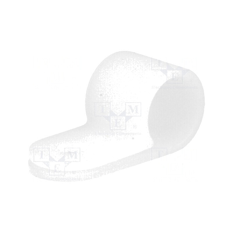 Clipsuri tip P pentru cabluri Øbuclă 8,3mm natural | Electronic-mag.ro | Componente Electronice