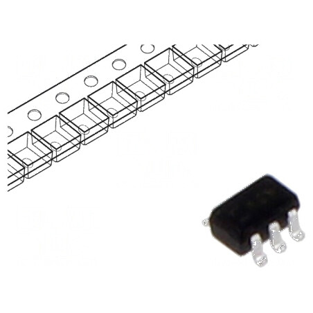 Tranzistor N-MOSFET unipolar 30V 400mA SOT353 ESD x2 | Electronic-mag.ro | Componente Electronice