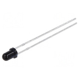 Fototranzistor 3mm 950nm 60V 30° Lentilă neagră 100mW | Electronic-mag.ro | Componente Electronice