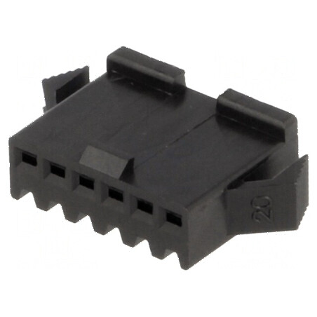 Conector cablu-cablu mufă mamă NPP 2,5mm PIN 6 fără contacte | Electronic-mag.ro | Componente Electronice