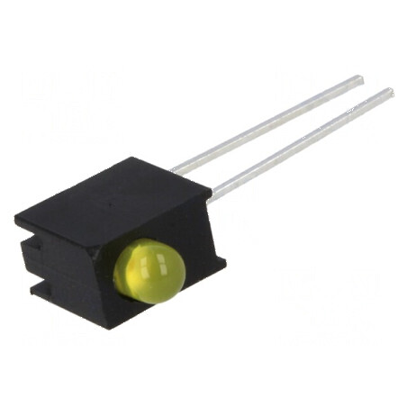 LED 3mm galben 20mA 60° 2,1÷2,5V | Electronic-mag.ro | Componente Electronice