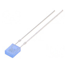 LED dreptunghiular albastru 2x4x5mm 500-750mcd 100° 20mA | Electronic-mag.ro | Componente Electronice