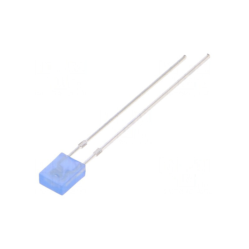 LED dreptunghiular albastru 2x4x5mm 500-750mcd 100° 20mA | Electronic-mag.ro | Componente Electronice