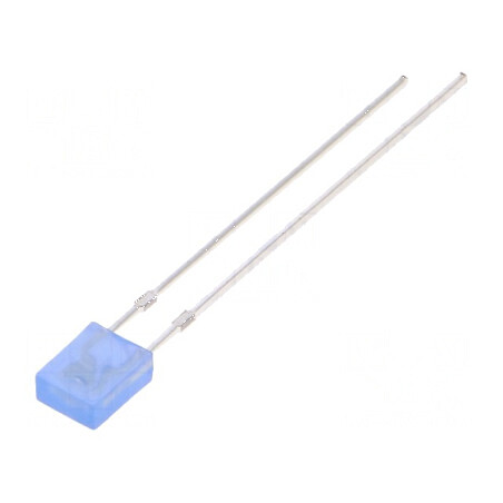 LED dreptunghiular albastru 2x4x5mm 500-750mcd 100° 20mA | Electronic-mag.ro | Componente Electronice