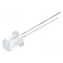 LED 8mm roz 3000÷4200mcd 30° convex | Electronic-mag.ro | Componente Electronice