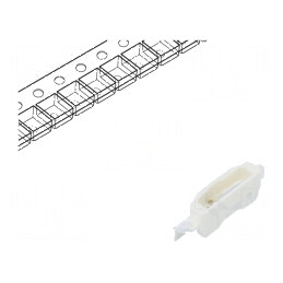 LED SMD 4008 roșie 200-400mcd 4x0,8x1,4mm 120° 20mA 72mW | Electronic-mag.ro | Componente Electronice