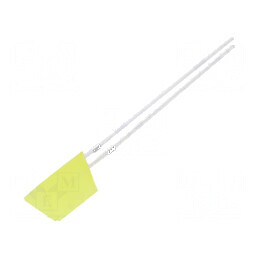 LED galbenă 100-150mcd 140° plată - Nr. term: 2 | Electronic-mag.ro | Componente Electronice