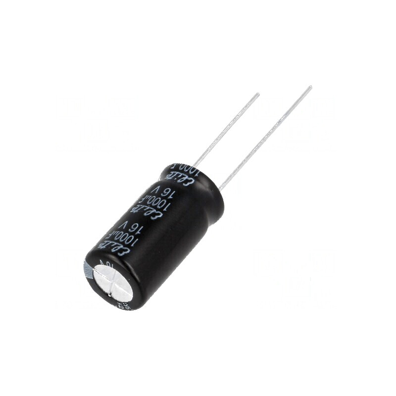 Condensator electrolitic THT 1000uF 16V 10x20mm ±20% | Electronic-mag.ro | Componente Electronice Condensator electrolitic THT 1000uF 16V 10x20mm ±20% | Electronic-mag.ro | Componente Electronice