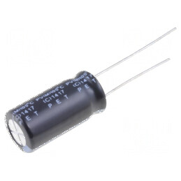 Condensator electrolitic THT 22uF 250VDC Ø10x20mm 5mm | Electronic-mag.ro | Componente Electronice