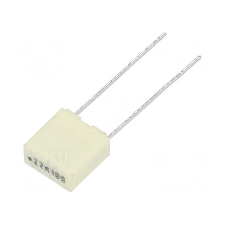 Condensator poliester 220nF 63VAC 100VDC 5mm THT R82 ±10% | Electronic-mag.ro | Componente Electronice