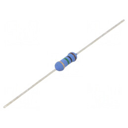 Rezistor metal oxide 1MΩ 1W ±5% Ø3,5x10mm -55÷155°C | Electronic-mag.ro | Componente Electronice