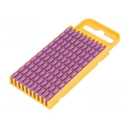 Markere Marcaj Violet 7 Poliamidă 4,3÷5,3mm -40÷85°C WIC | Electronic-mag.ro | Componente Electronice