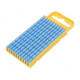 Markere poliamidă albastră 4,3-5,3mm -40÷85°C cu împingere | Electronic-mag.ro | Componente Electronice