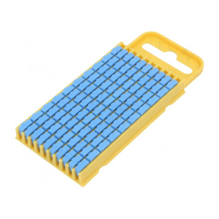 Markere poliamidă albastră 4,3-5,3mm -40÷85°C cu împingere | Electronic-mag.ro | Componente Electronice