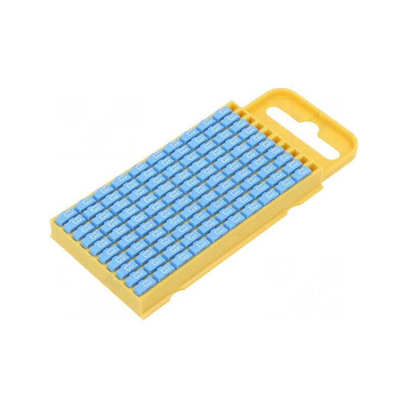 Markere Marcaj L3 4,3-5,3mm Albastru Poliamidă -40-85°C WIC | Electronic-mag.ro | Componente Electronice Markere Marcaj L3 4,3-5,3mm Albastru Poliamidă -40-85°C WIC | Electronic-mag.ro | Componente Electronice