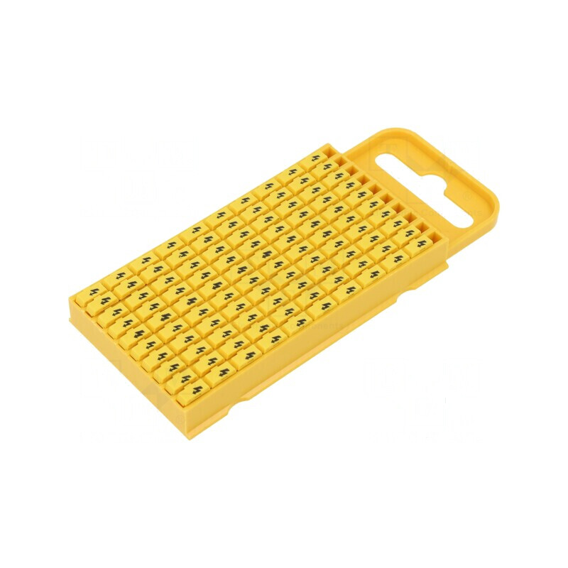 Markere galbene poliamidă 4,3-5,3mm, -40-85°C cu împingere | Electronic-mag.ro | Componente Electronice Markere galbene poliamidă 4,3-5,3mm, -40-85°C cu împingere | Electronic-mag.ro | Componente Electronice