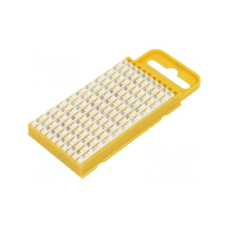 Markere Marcaj N 4,3-5,3mm Poliamidă Albă -40° la 85°C WIC | Electronic-mag.ro | Componente Electronice