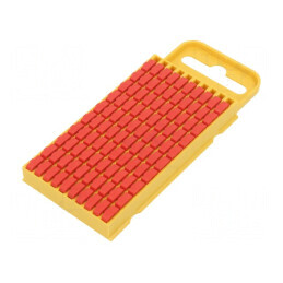 Markere roșii 4,3-5,3mm poliamidă WIC, temperatură -40÷85°C cu împingere | Electronic-mag.ro | Componente Electronice