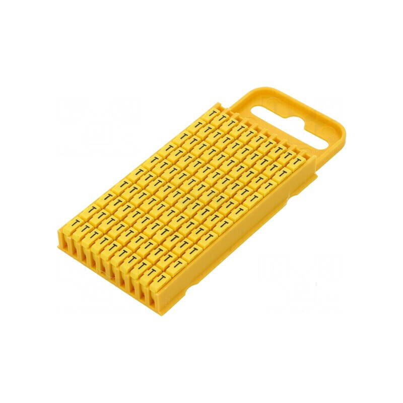 Markere Marcaj Galbene T 4,3-5,3mm Poliamidă -40÷85°C WIC | Electronic-mag.ro | Componente Electronice