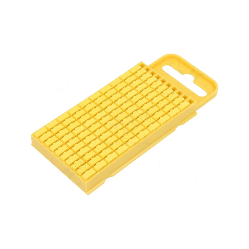 Markere galbene 4,3÷5,3mm poliamidă -40÷85°C cu împingere | Electronic-mag.ro | Componente Electronice