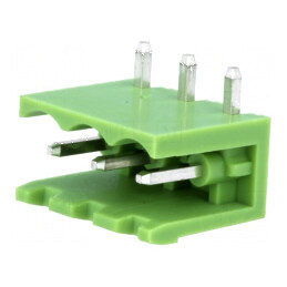 Regletă de conexiuni deconectabilă 5mm cu 3 piste tată | Electronic-mag.ro | Componente Electronice