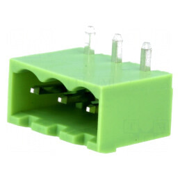 Regletă de conexiuni deconectabilă 5mm, 3 piste | Electronic-mag.ro | Componente Electronice