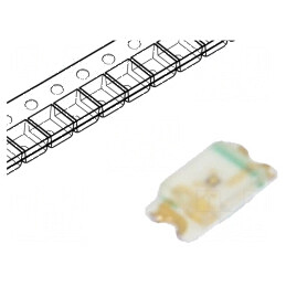 LED SMD 0603 roșie 16-40mcd 2,2V 20mA 54mW | Electronic-mag.ro | Componente Electronice