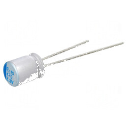 Condensator polimeric 470uF 2.5VDC THT ESR 8mΩ 5000h ±20% | Electronic-mag.ro | Componente Electronice