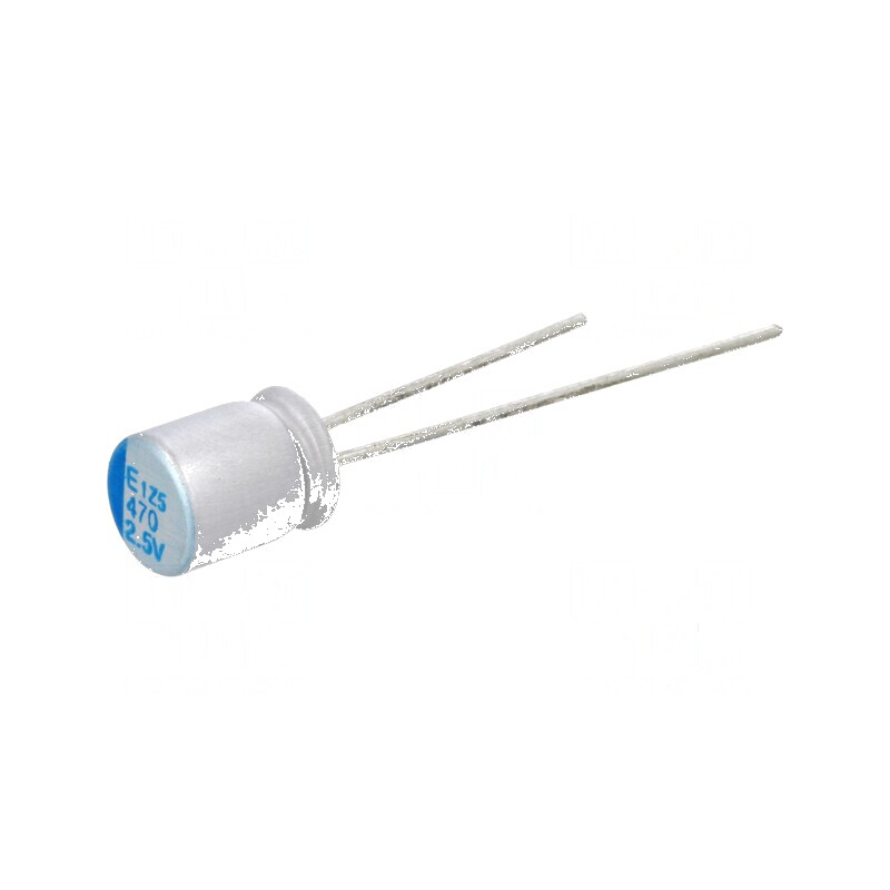 Condensator polimeric 470uF 2.5VDC THT ESR 8mΩ 5000h ±20% | Electronic-mag.ro | Componente Electronice