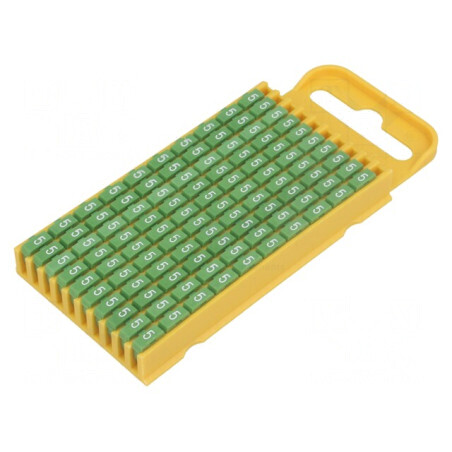Markere Marcaj Verde 4,3-5,3mm Poliamidă -40÷85°C WIC | Electronic-mag.ro | Componente Electronice