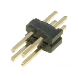 Conector şir pini tată 4 pini 1,27mm THT | Electronic-mag.ro | Componente Electronice
