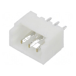 Conector cablu-placă soclu tată 1,25mm 3 PIN THT 125V 1A | Electronic-mag.ro | Componente Electronice