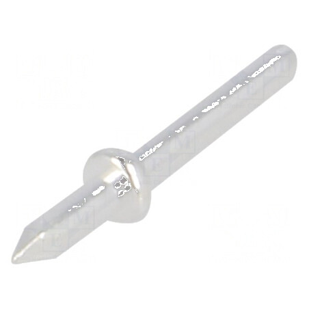 Vârf pin lipire THT argintat alamă Ø 1mm 10mm | Electronic-mag.ro | Componente Electronice