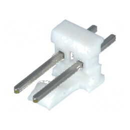 Conector cablu-placă soclu tată PIN 2 2,54mm THT MTA-100 | Electronic-mag.ro | Componente Electronice