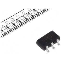 Flip-Flop Digital D 1 CMOS TTL Mini Logic SMD SC74A | Electronic-mag.ro | Componente Electronice