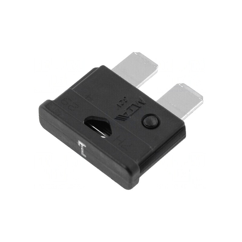 Siguranţă auto 1A 32VDC 19mm UNIVAL | Electronic-mag.ro | Componente Electronice