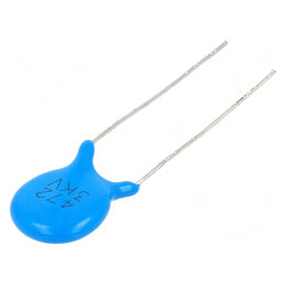 Condensator ceramic 4,7nF 3kV Y5U ±20% THT 7,5mm | Electronic-mag.ro | Componente Electronice