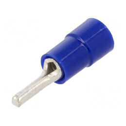 Vârf tip ac Ø 1,8mm pentru cablu 1,5÷2,5mm² crimpat izolată | Electronic-mag.ro | Componente Electronice